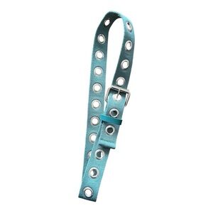 Urban Outfitters Teal Grommet Belt size medium
